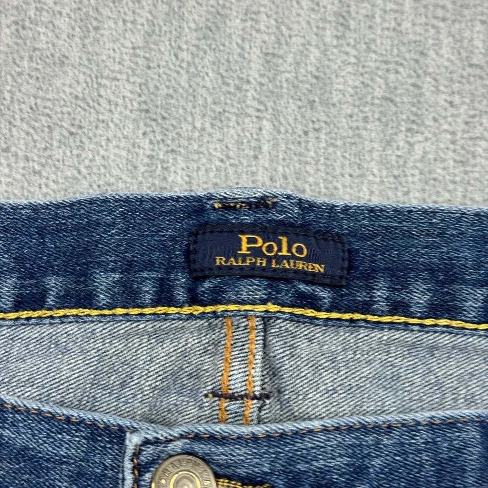 Polo Ralph Lauren Jeans Mens 38x30 Fits 38x29 Denim Straight Leg Medium Wash